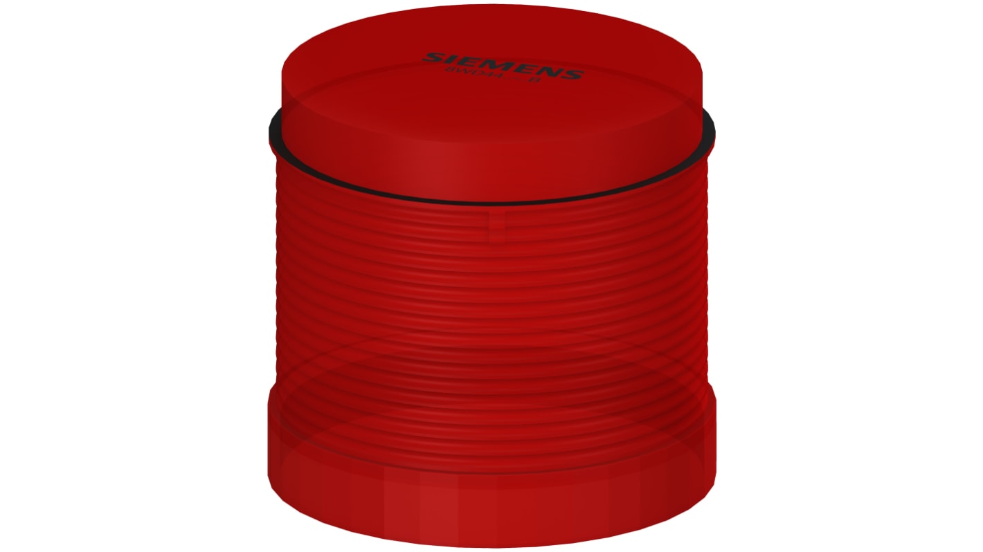 Siemens 8WD44 Series Red Flashing Light Element, 12 → 230 V ac/dc, LED Bulb, IP65