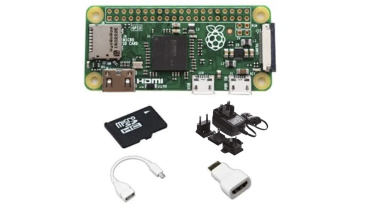 Starter kit Raspberry Pi Zero con scheda 16GB Canakit, 512 MB