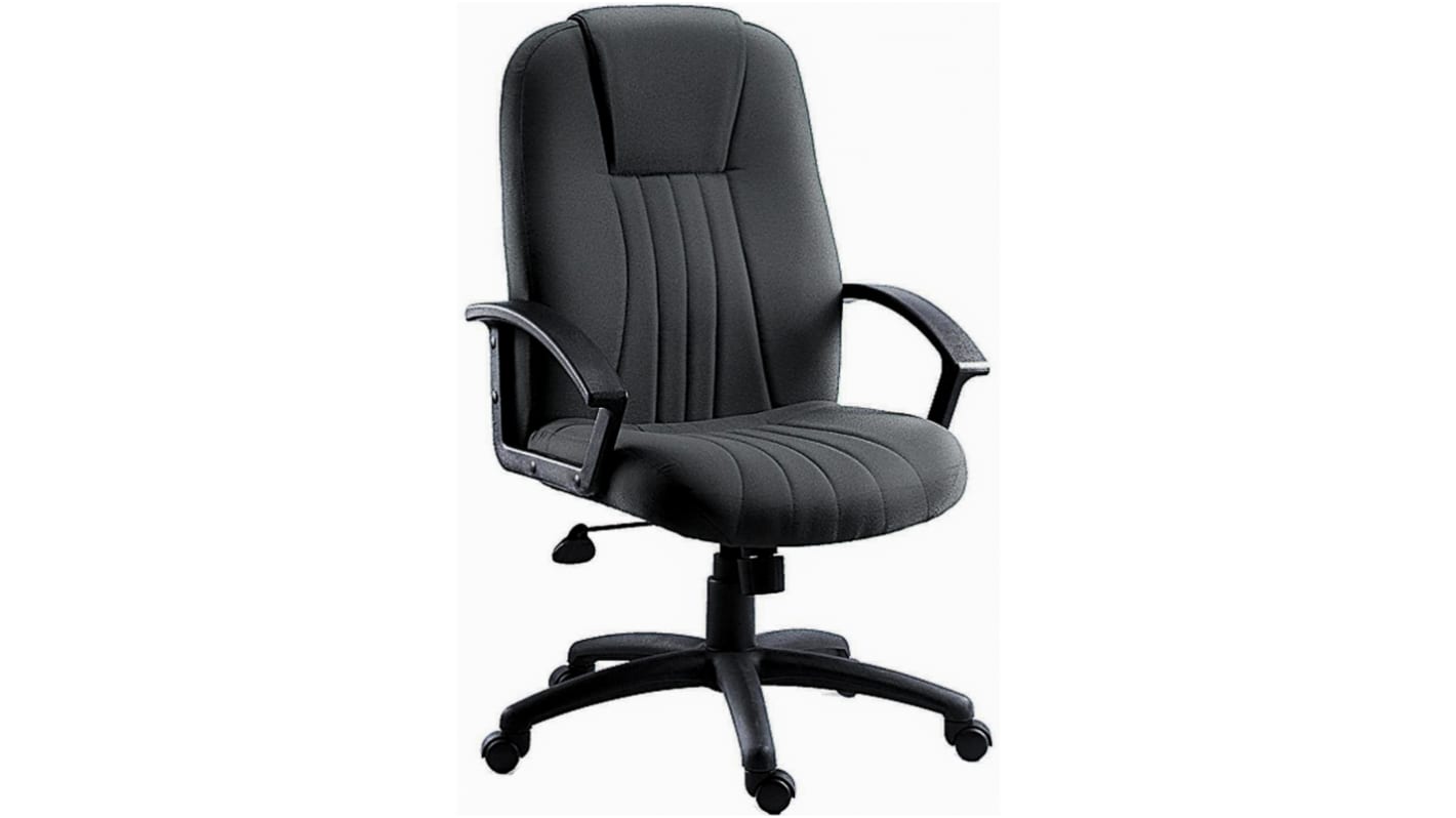 Sedia direzionale RS PRO, in Tessuto di colore Grigio altezza regolabile con ruote