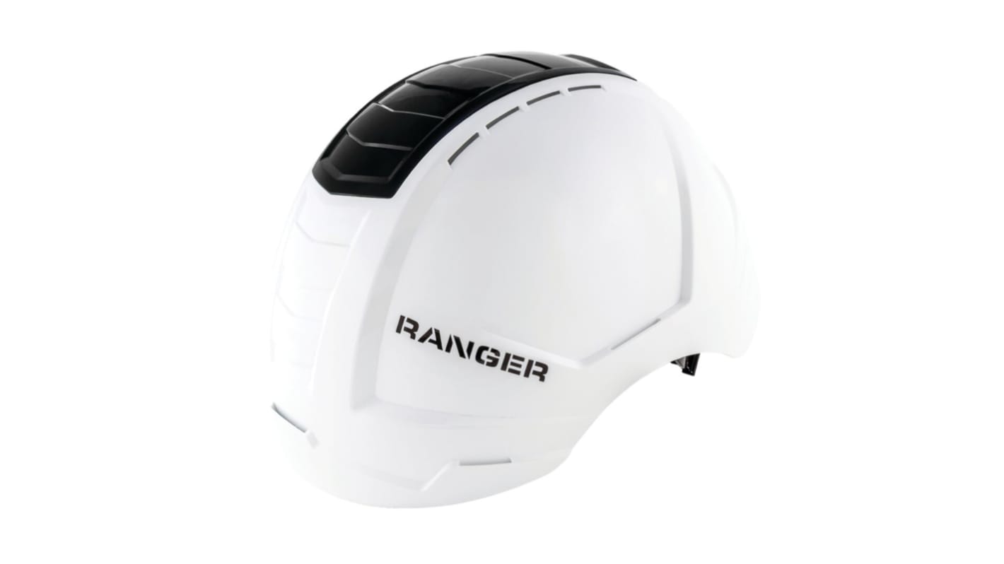 Skytec 白色ABS, PC安全帽, 带配件槽, E-Ranger系列