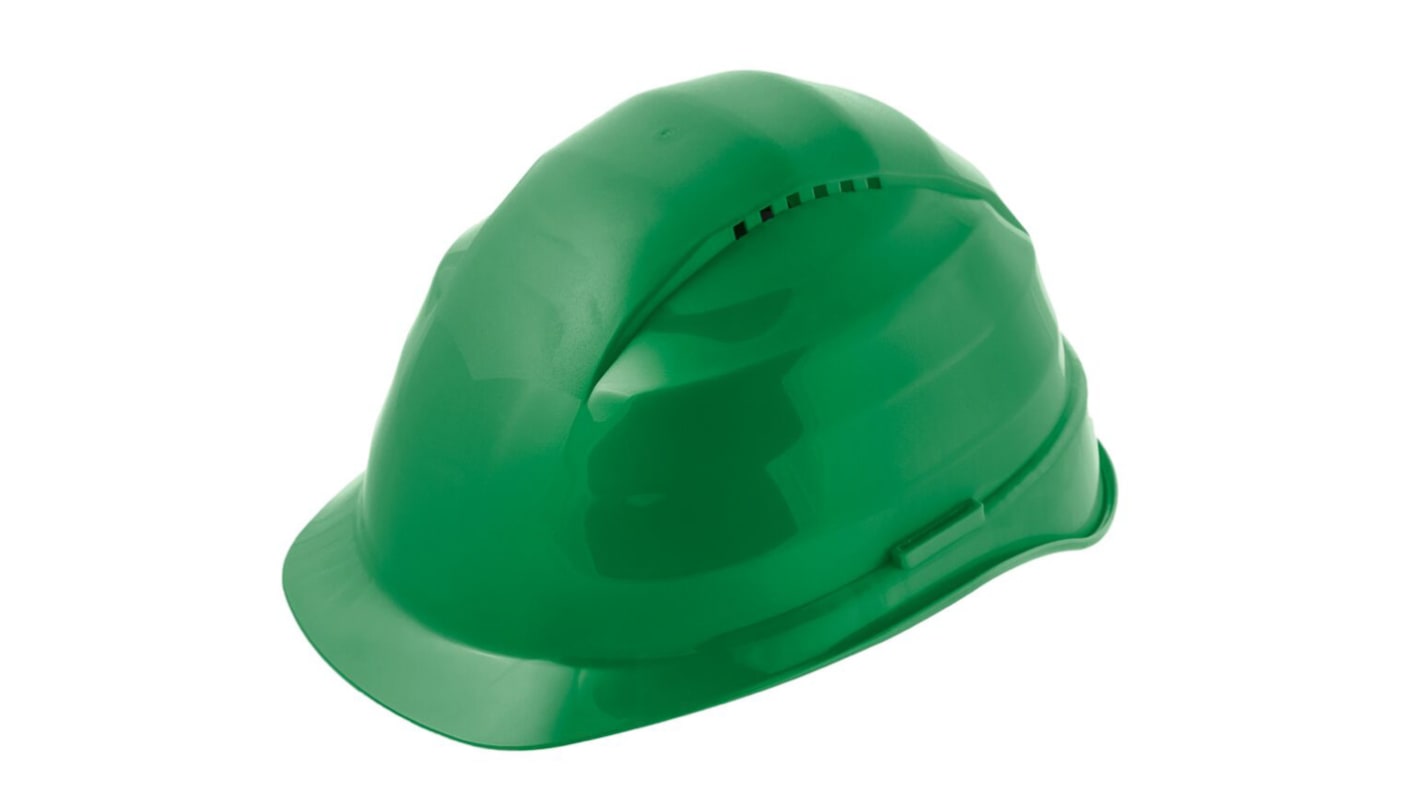 Alpha Solway Rockman Green Safety Helmet, Ventilated