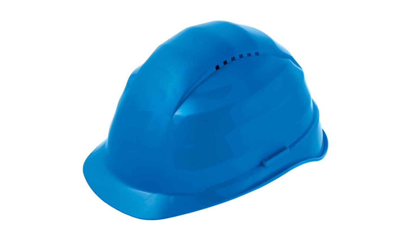 Casco de seguridad Skytec Rockman de color Azul , ventilado