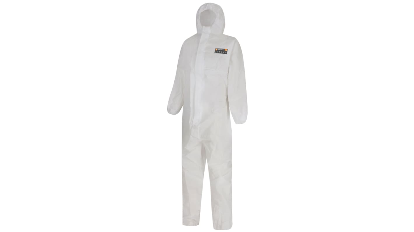 Skytec White Disposable Coverall, S