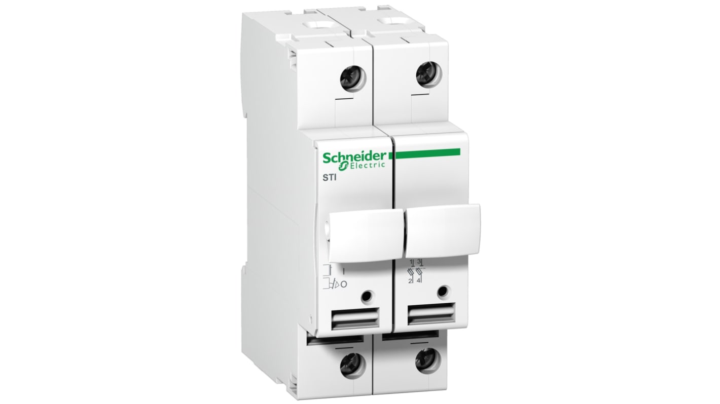 Schneider Electric Fuse Switch Disconnector, 2 Pole, 25A Max Current, 2 A, 10 A, 16 A, 20 A Fuse Current