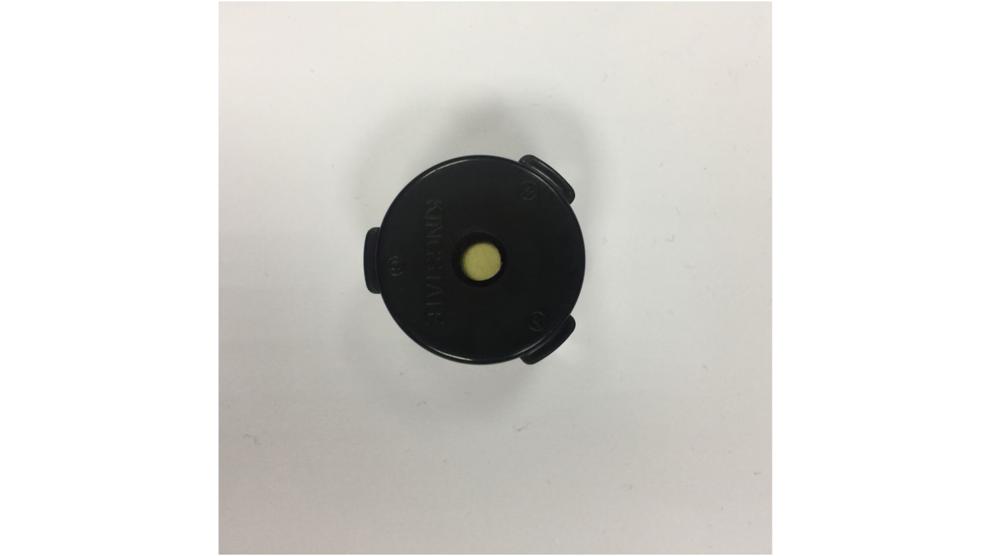RS PRO 82dB SMD Continuous Piezo Buzzer, 30 (Dia.) x 10mm, 3V dc Min, 28V dc Max