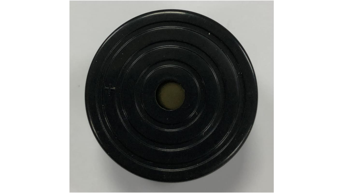 RS PRO Piezo Buzzer Dauerton, 96dB, Durchsteckmontage, 8V dc→18V dc, ø 32mm, 32 (Dia.) x 14.7mm