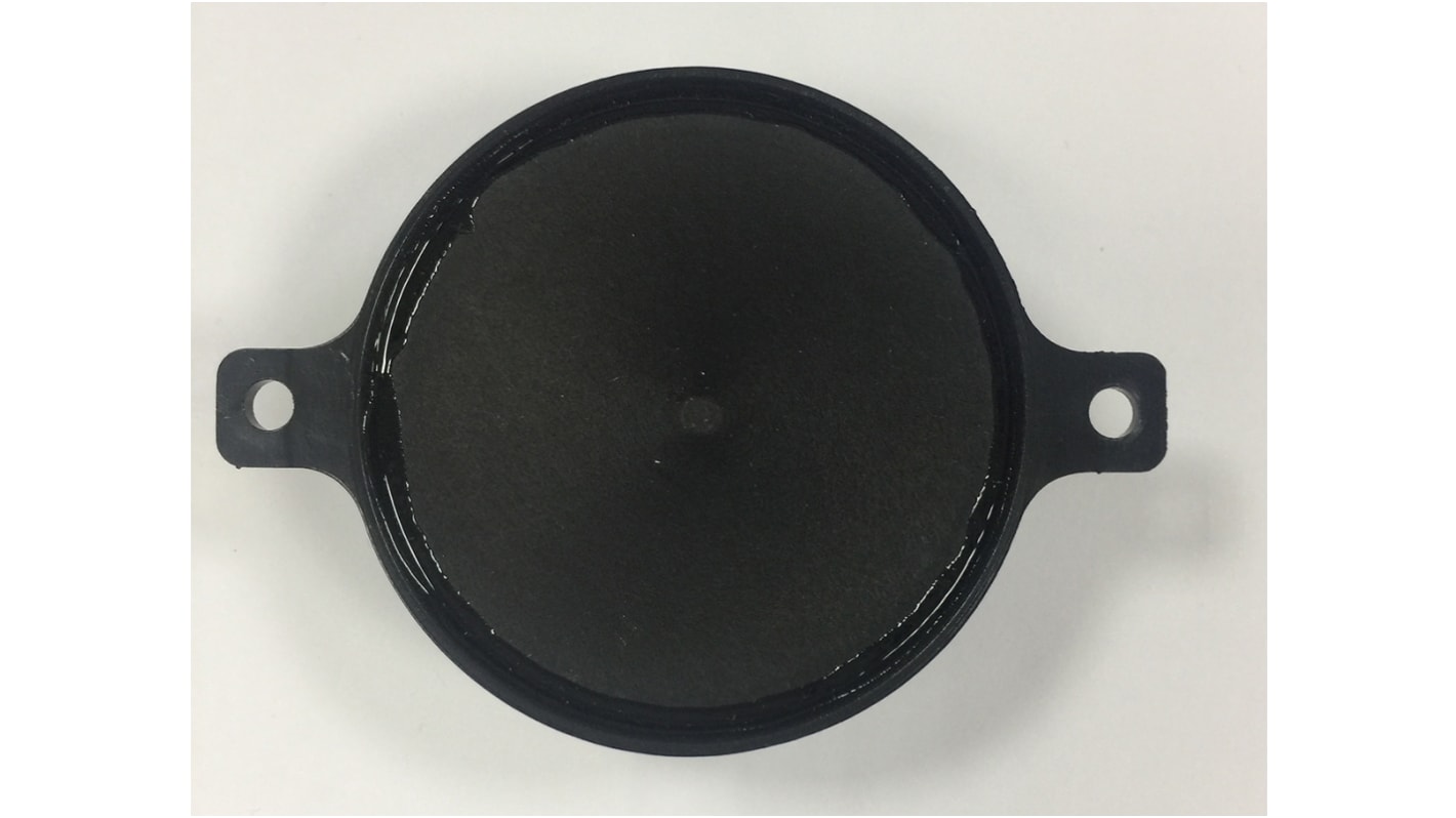 RS PRO 86dB Flange Mount Continuous, Intermittent Piezo Buzzer, 62 x 69.8 x 18.6mm, 12 (Continuous) Vrms, 35