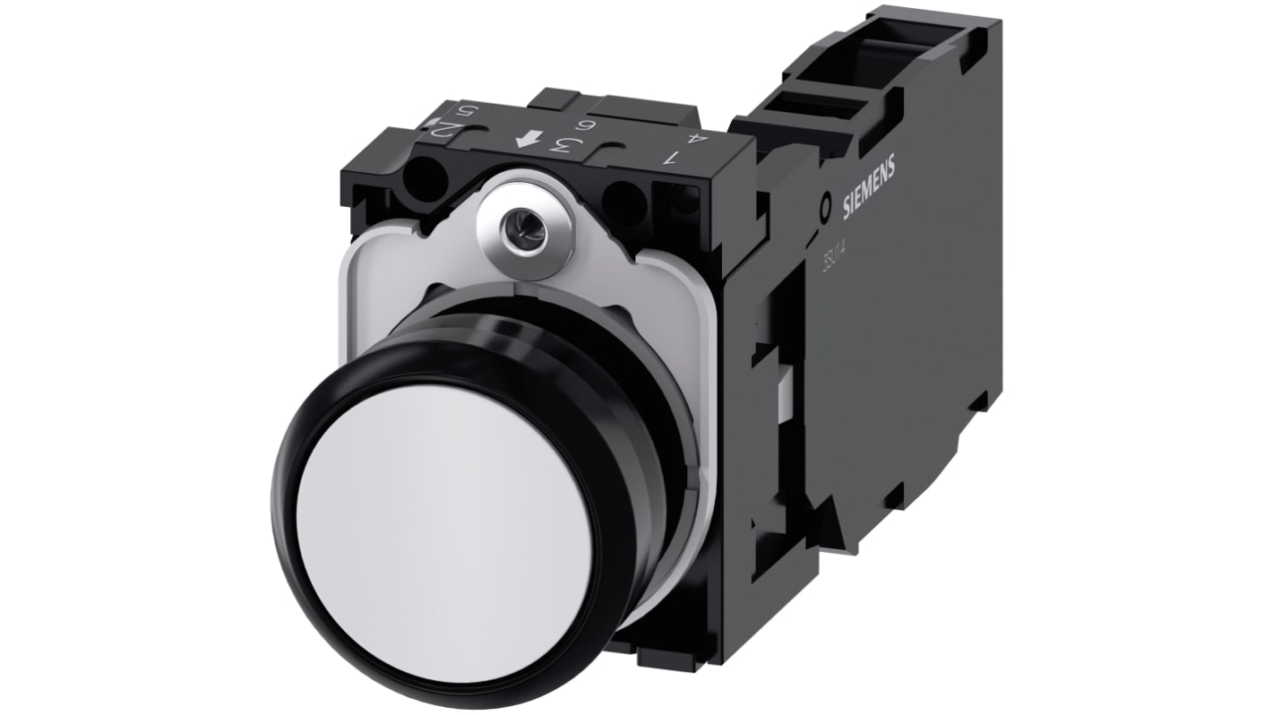 Siemens SIRIUS ACT 3SU11 Series Push Button, 22mm Cutout, SPDT