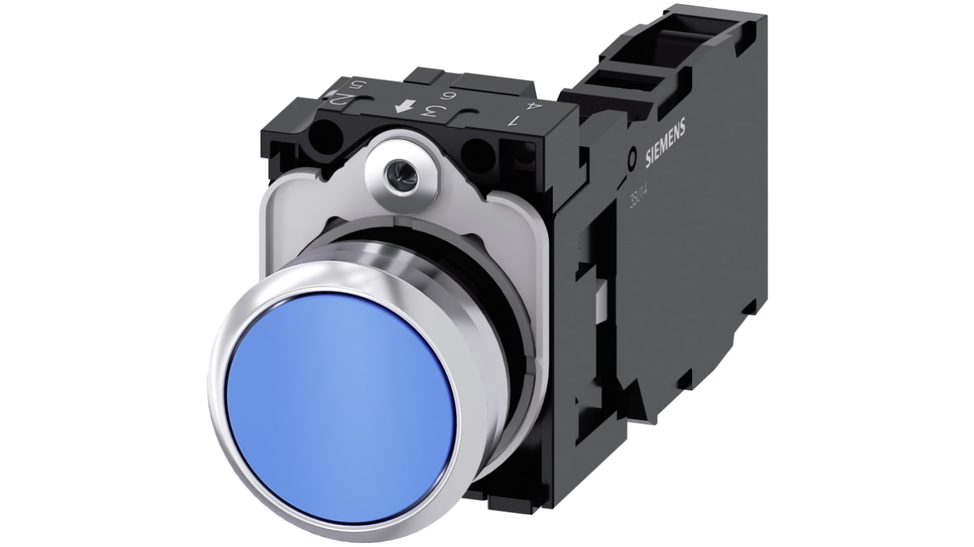 Siemens SIRIUS ACT 3SU11 Series Push Button, 22mm Cutout, SPDT