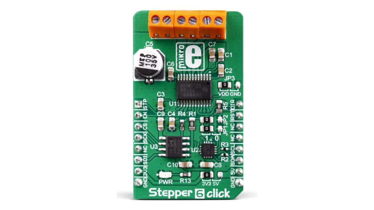 MikroElektronika Microcontroller Development Kit, Stepper 6 Click