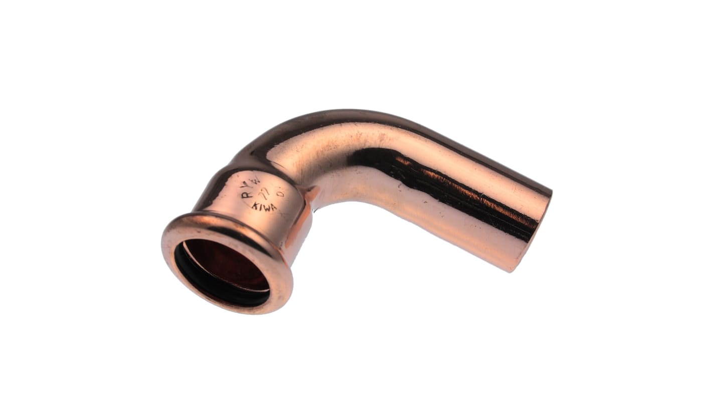 Copper Pipe Fitting, Push Fit 90° Elbow for 15mm pipe