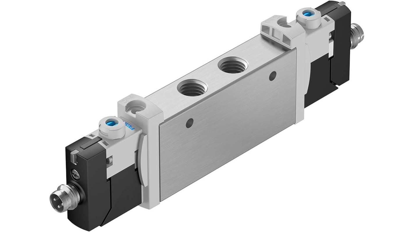 Festo 5/2 Solenoid Valve - Solenoid G 1/8 VUVG Series 24V dc, 574230