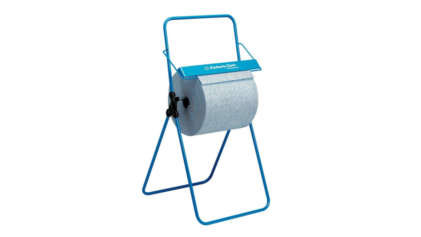 Dispenser asciugamano Kimberly Clark, in Acciaio Blu, dimensioni 960mm PROFESSIONAL, A pavimento No