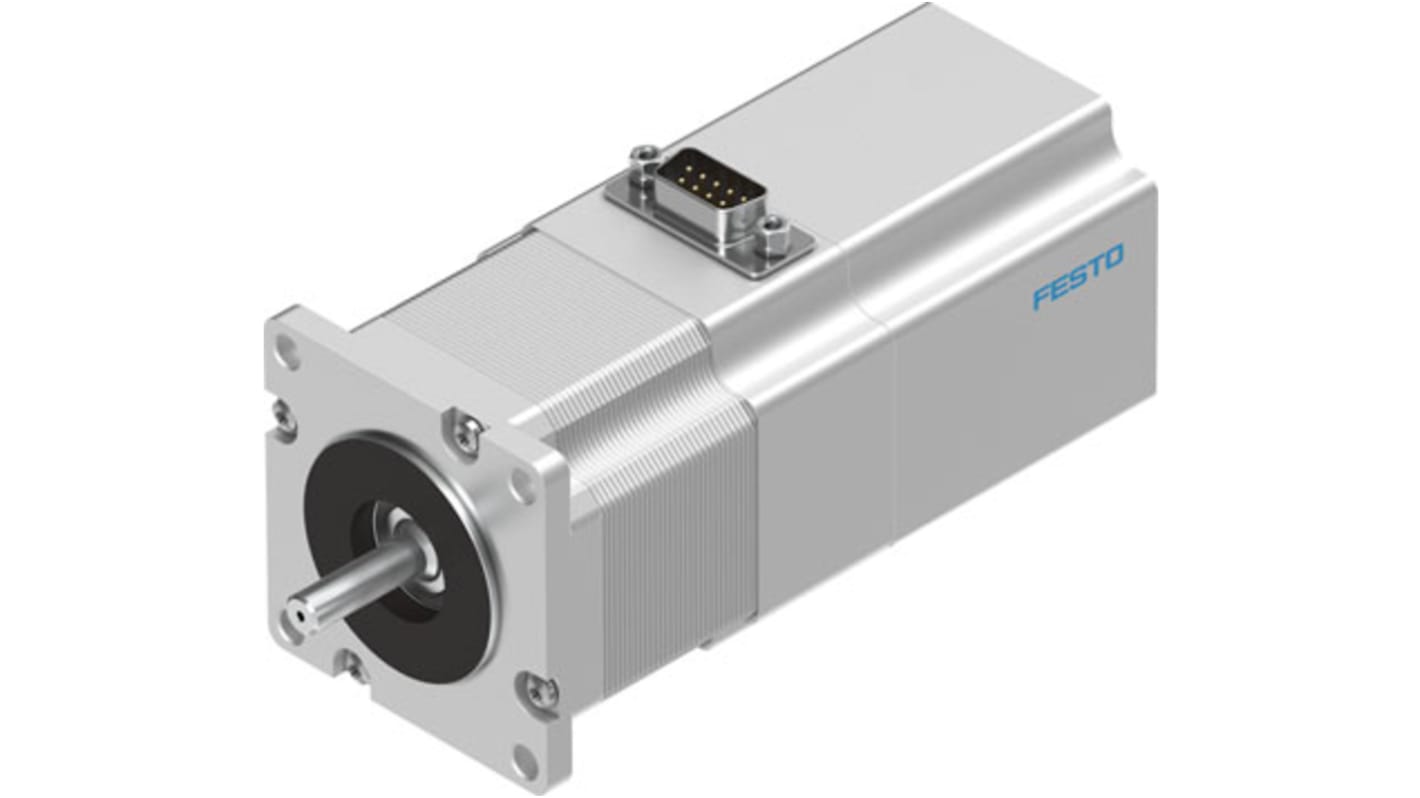 Motor paso a paso Festo serie EMMS-ST, 48 V, 2.820 rpm, Ø de eje 6.35mm