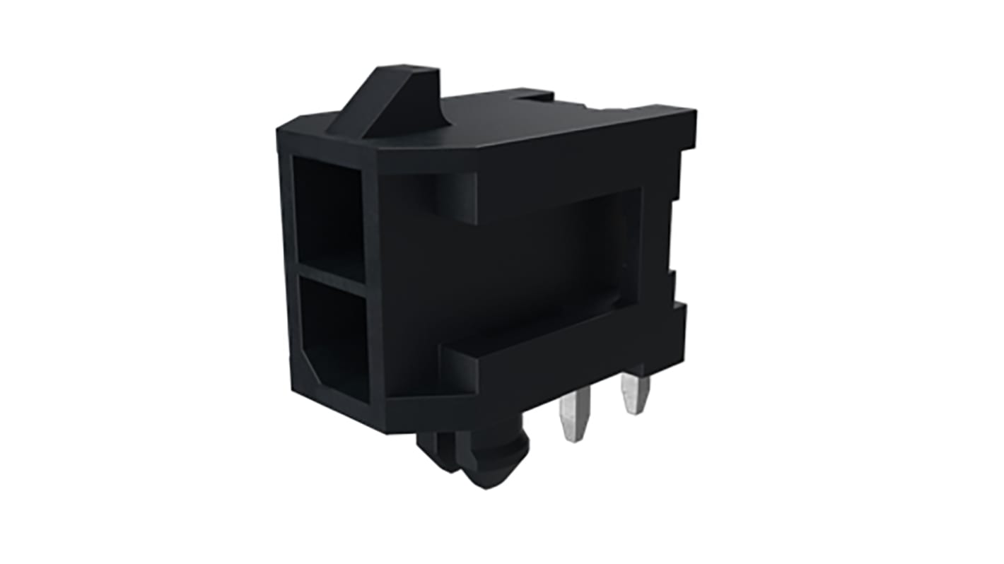Amphenol Communications Solutions NYÁK aljzat, 4 érintkezős, , 2 soros, , távolság: 3.0mm, Derékszögű, Forrasztás,