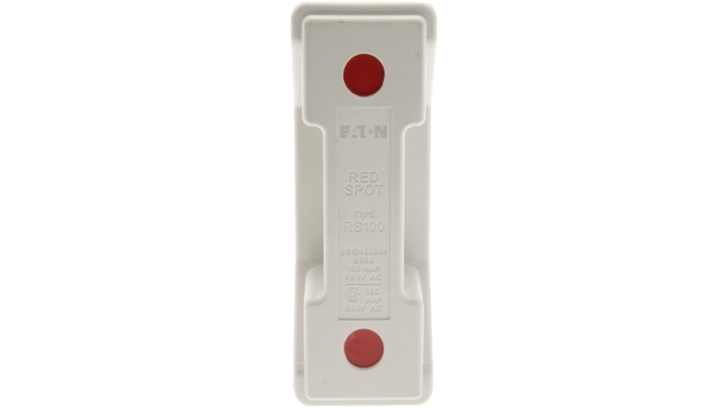 Eaton 100A Rail Mount Fuse Holder for A4 Fuse, 1P, 690V ac