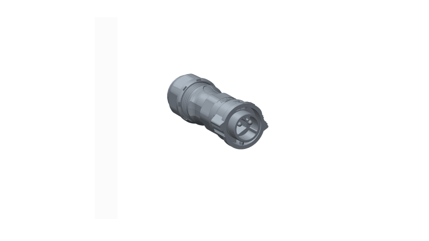 Amphenol Industrial Circular Connector, 3 Contacts, Cable Mount, Plug, Male, IP68, X-Lok Series