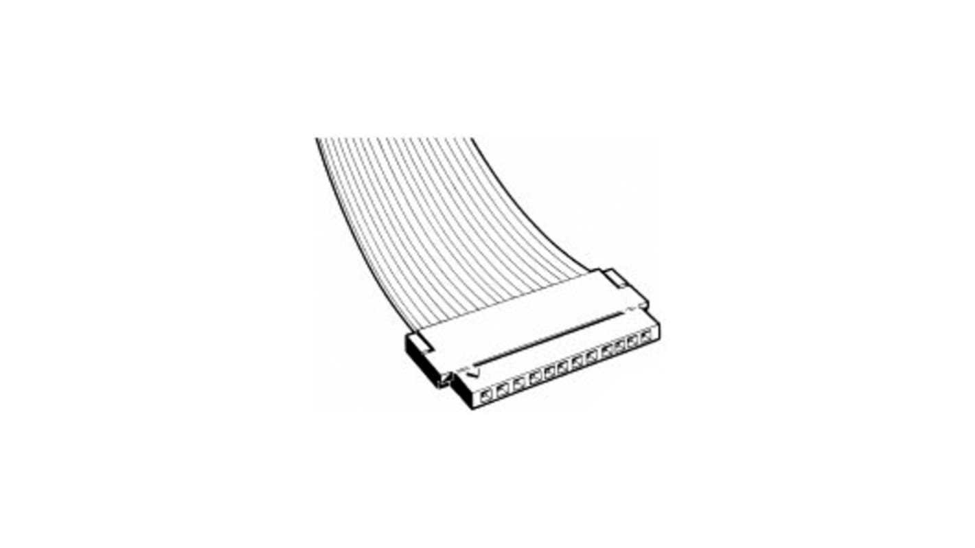 Amphenol Clincher IDC-Steckverbinder Buchse, , 2-polig / 1-reihig, Raster 2.54mm