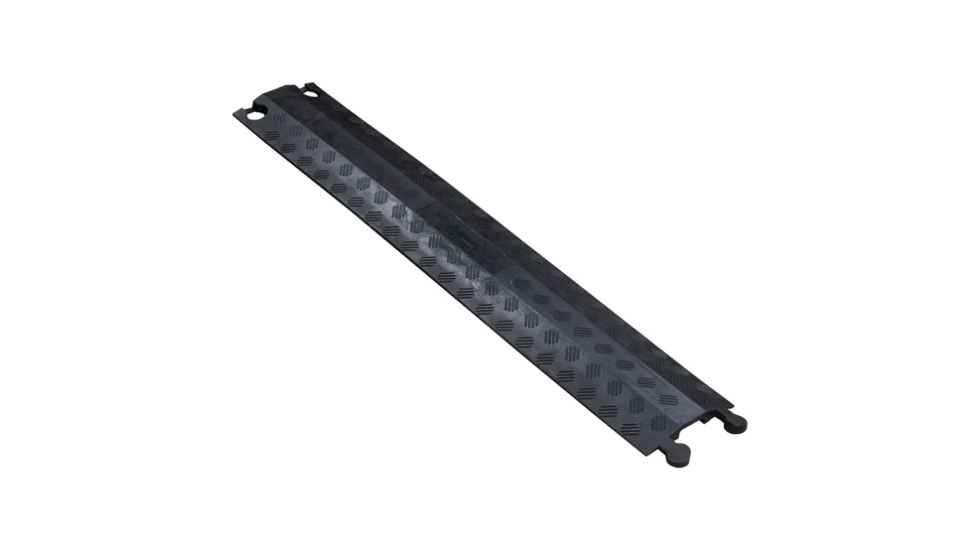 Protège câble RS PRO, long. 765mm, Polyuréthane Noir