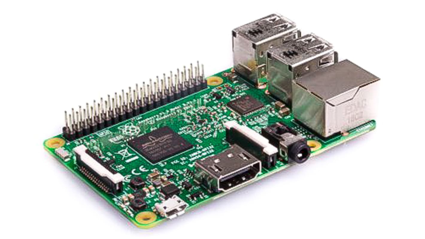 Raspberry Pi 树莓派3 B, Raspberry Pi 3 B, BCM2837处理器, 内存1 GB