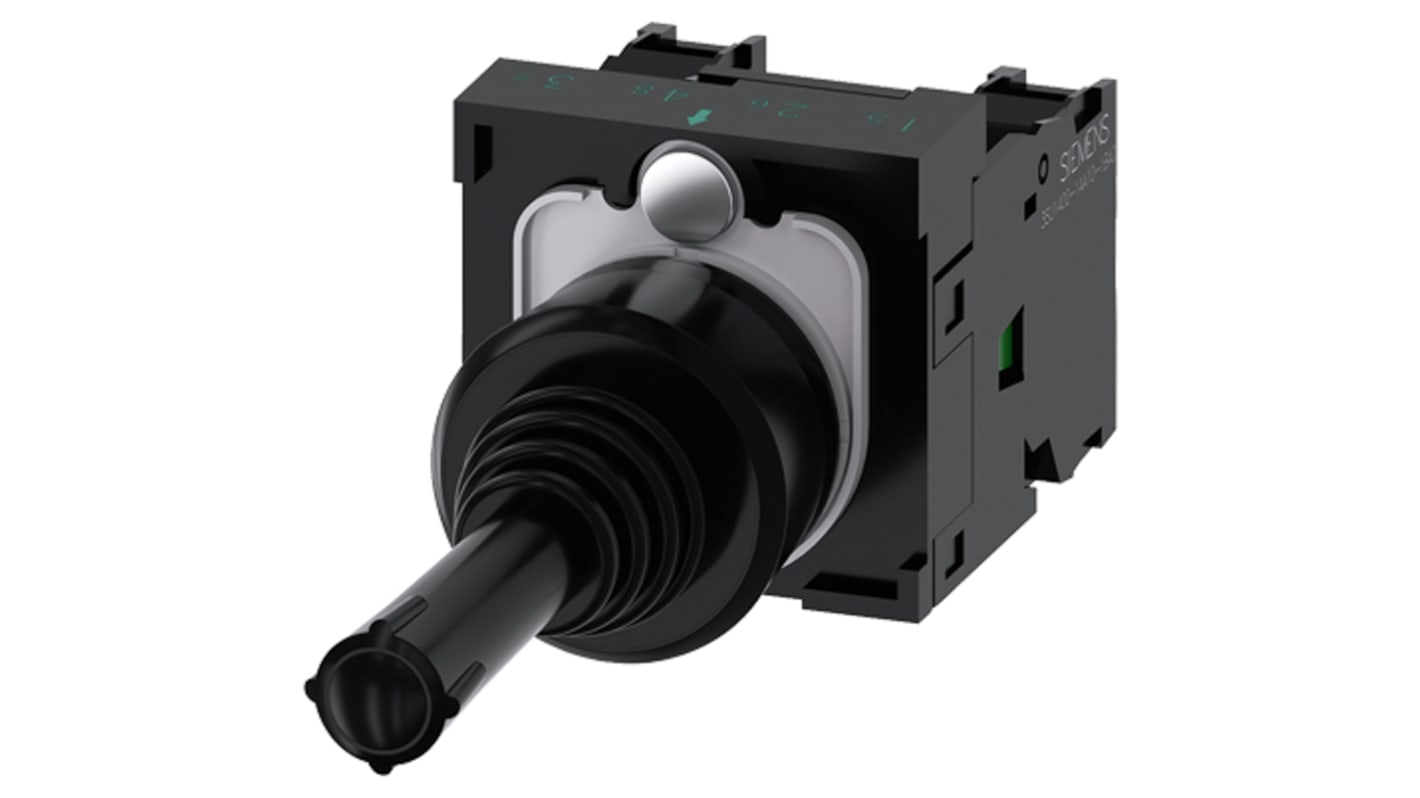 Interruttore joystick Siemens 3SU1100-7AA10-1NA0, tenuta IP20, IP65, IP67