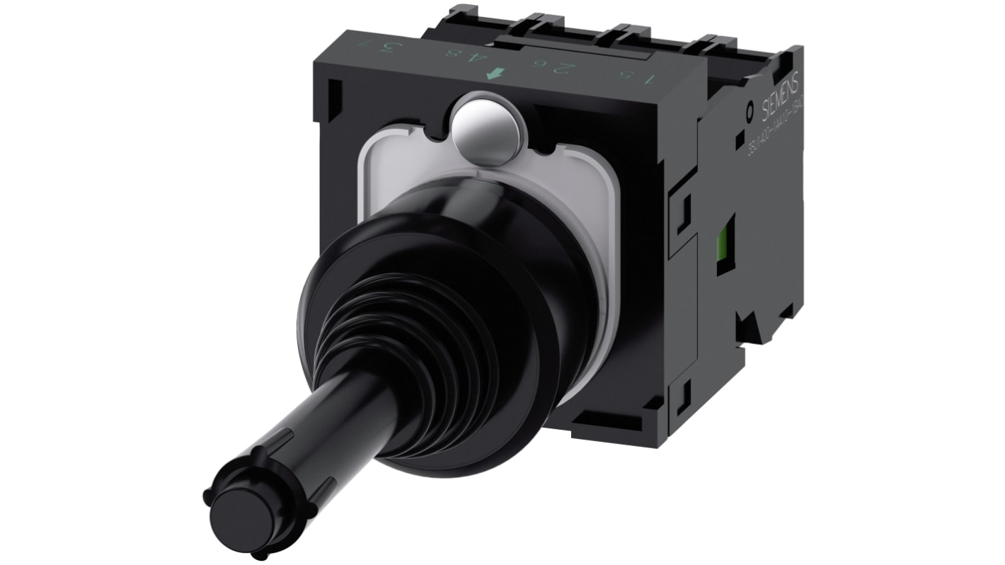 Siemens Joystick Switch Round, IP20, IP65, IP67 5 → 500V ac/dc