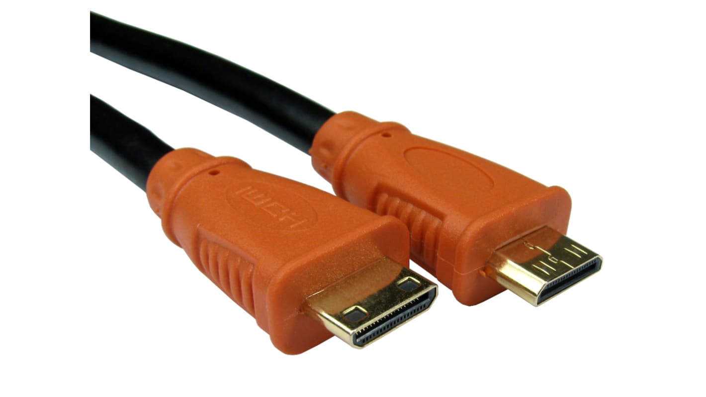 RS PRO, 2m Male Mini HDMI to Male Mini HDMI 4K