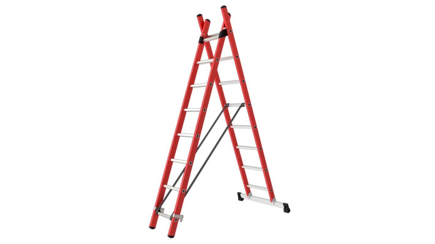 Escalera combinada TUBESCA: 2 8 peldaños