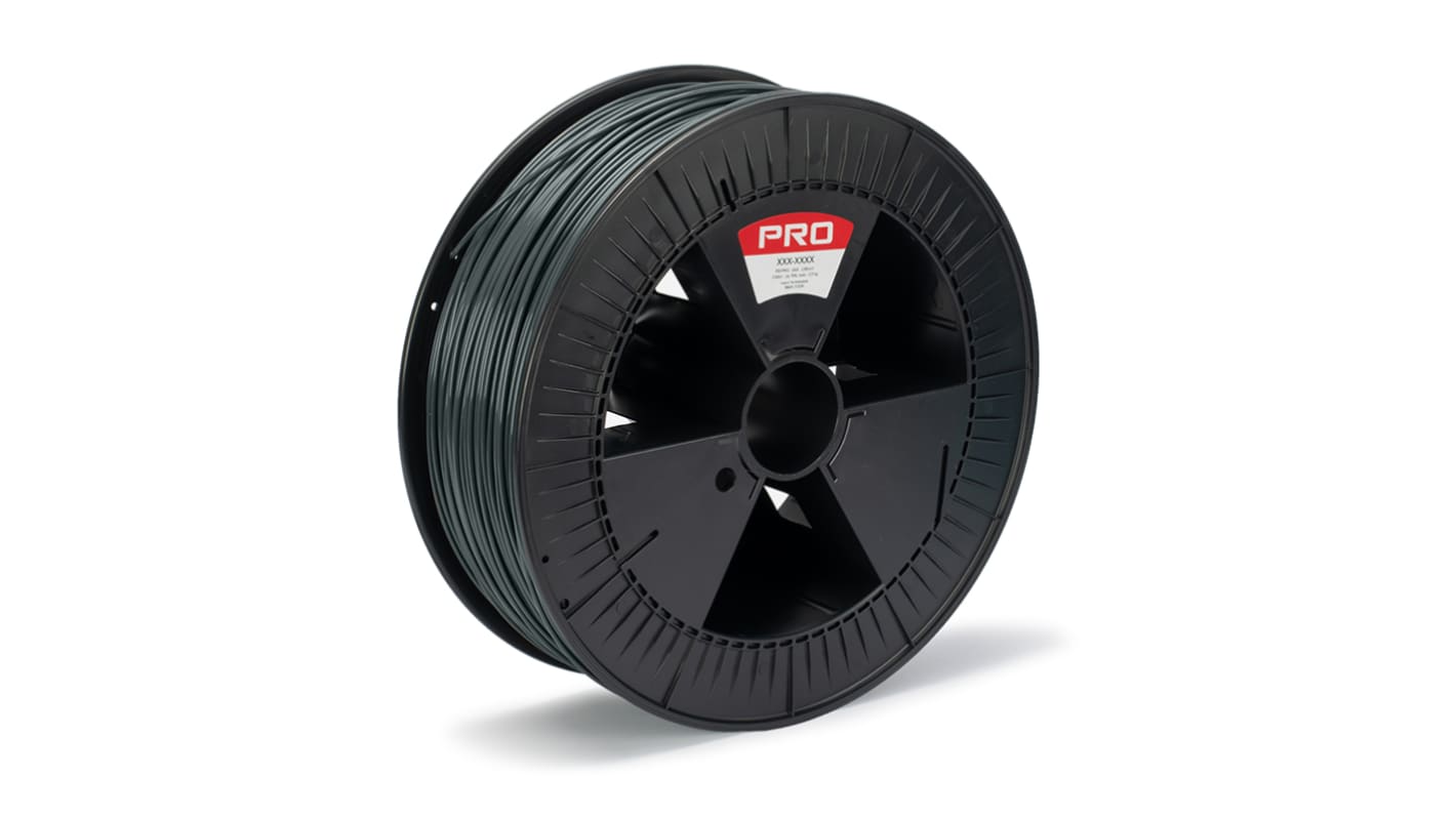 Filamento per stampante 3D RS PRO, PLA, Grigio, diam. 1.75mm