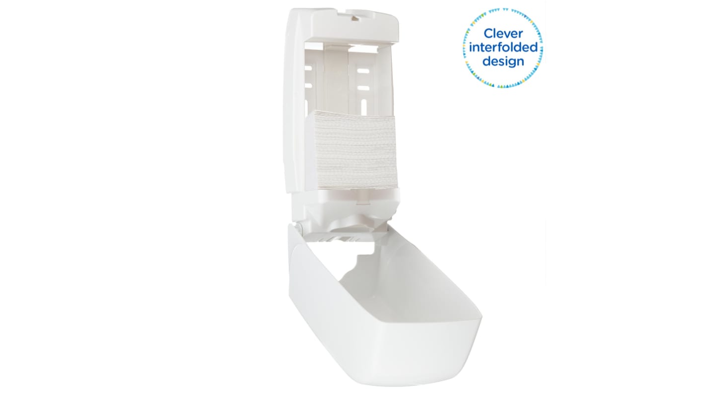 Kimberly Clark Weiß Toilettenpapier, 2-lagig 7200-Blatt, 36 x Rollen KLEENEX