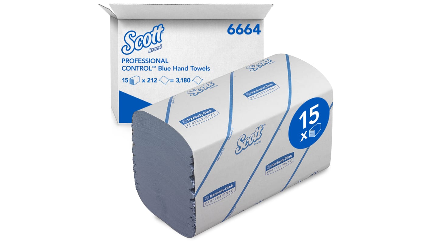 Kimberly Clark Scott Control Dry Hand Wipes, Pack of 212