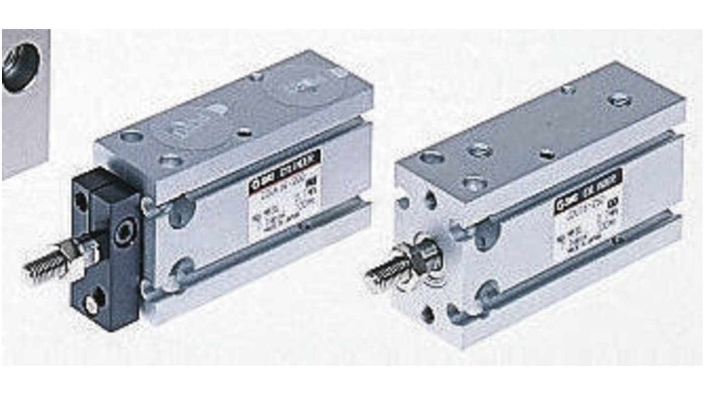 SMC CU Pneumatikzylinder doppeltwirkend, Bohrung Ø 20mm / Hub 50mm, bis 0,7bar