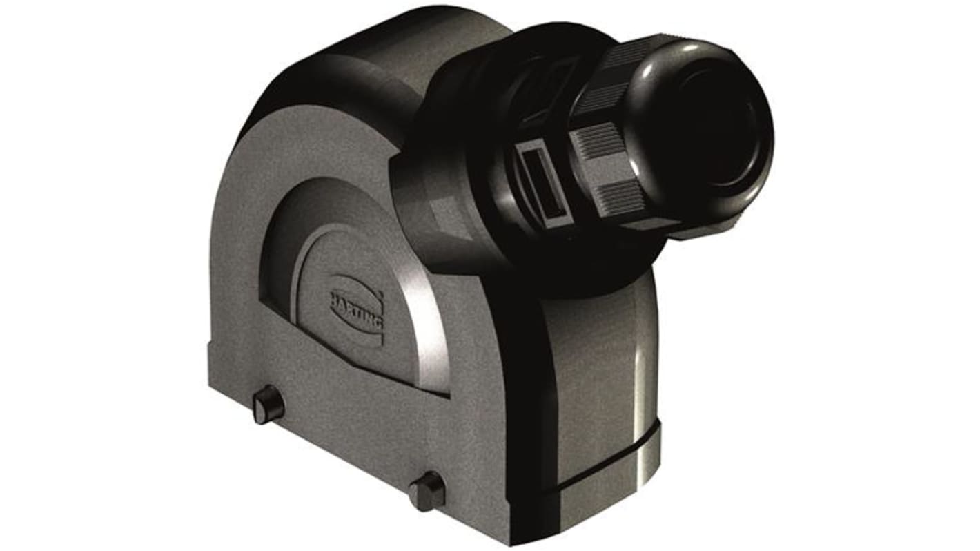 HARTING Han-Eco B Heavy Duty Power Connector Hood, M32 Thread, Side Entry Han-Eco Range