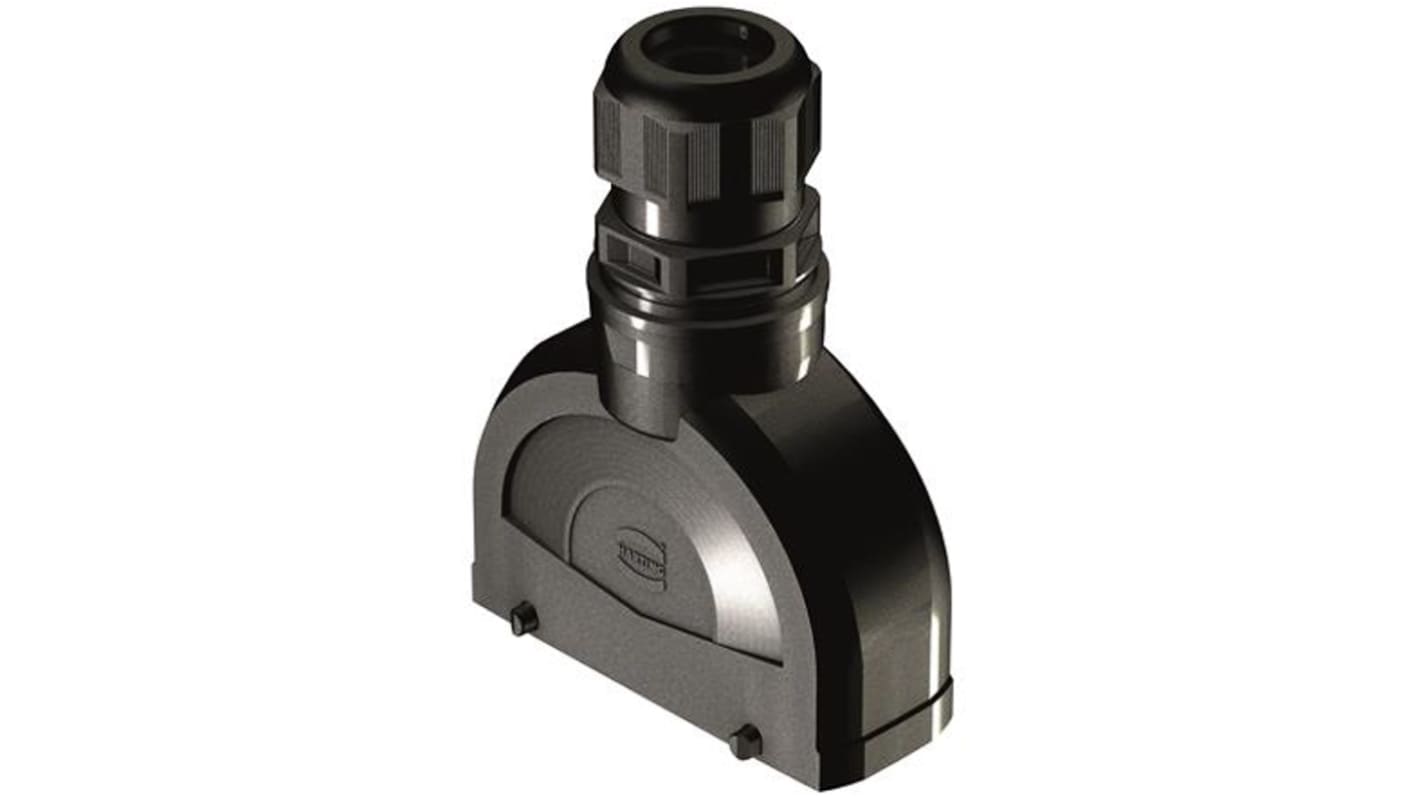 HARTING Han-Eco B Series Heavy Duty Power Connector Hood, M32 Thread, Side Entry