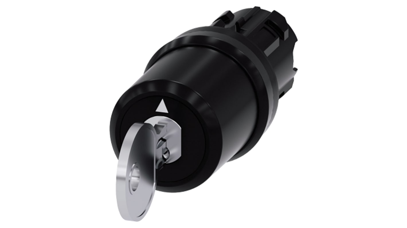 Siemens SIRIUS ACT 3SU10 3-position Key Switch Head, Momentary
