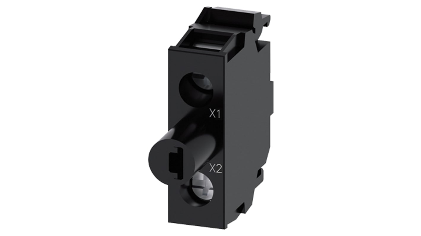 Siemens 3SU1401 Contact & Light Block LED Green 230 V ac Screw terminal