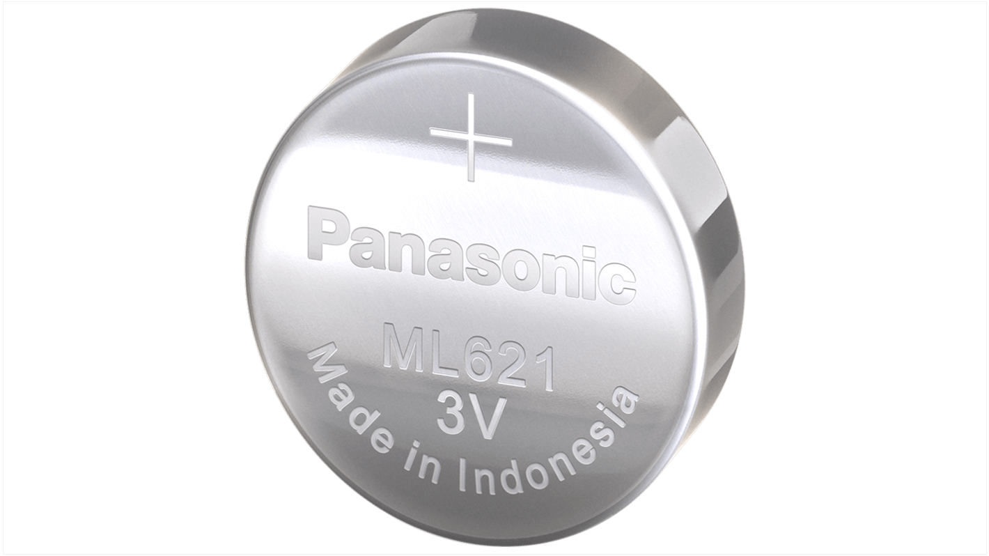 Panasonic 3V Lithium Manganese Dioxide Button Rechargeable Battery, 5mAh