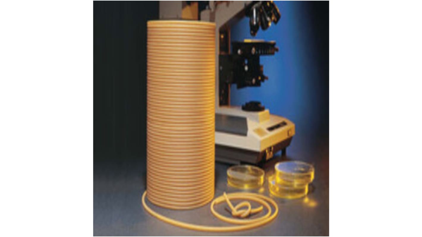 Saint Gobain Versilon™ GA Natural Rubber, Flexible Tube, 8mm ID, 12mm OD, Brown, 25m