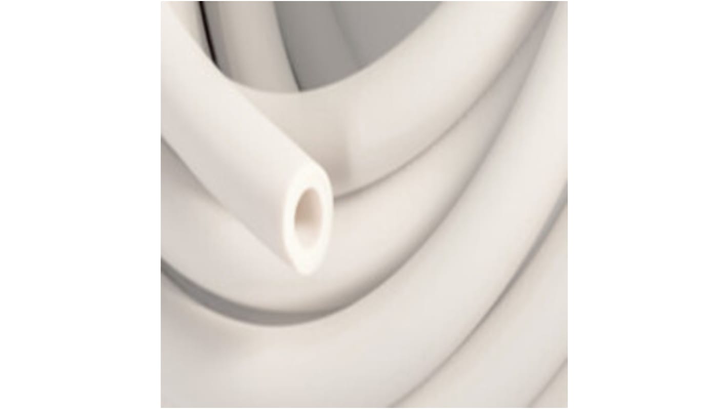 Saint Gobain Tygon® E-65-F TPE, Flexible Tube, 1.6mm ID, 4.8mm OD, White, 15m