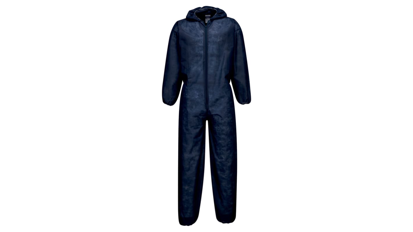 Mono desechable Unisex RS PRO de color Azul marino, talla M, propiedades: Protección parcial frente la suciedad y la