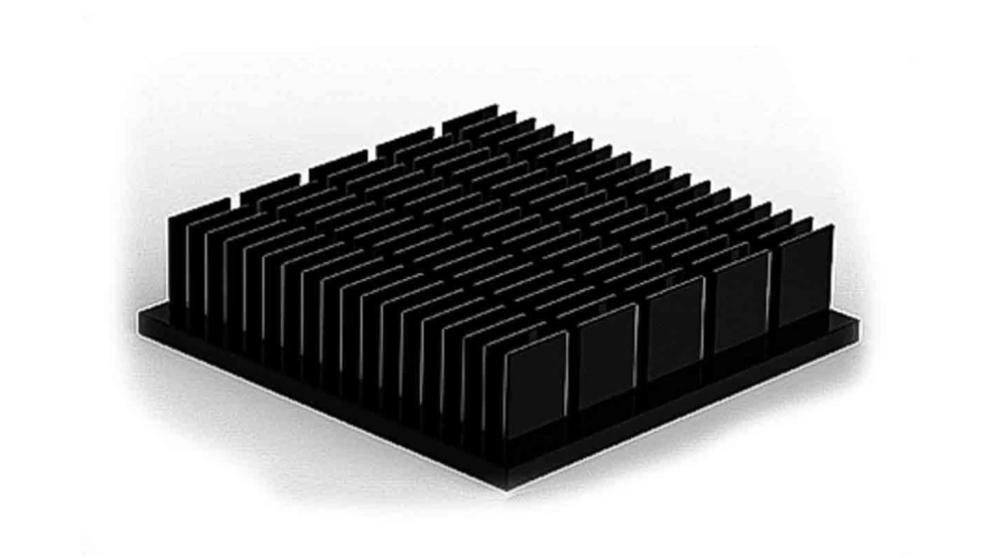 Disipador SPREADFAST de Aluminio Negro, dim. 45 x 45 x 11mm, para usar con Universal Square Alu