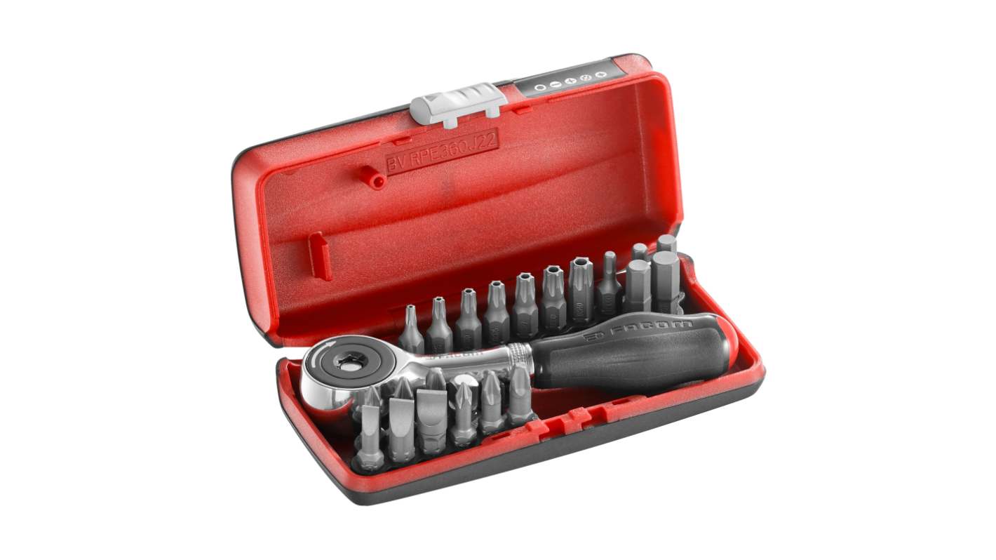 Facom 22 Pieces, Hexagon, Phillips, Pozidriv, Slotted, Torx