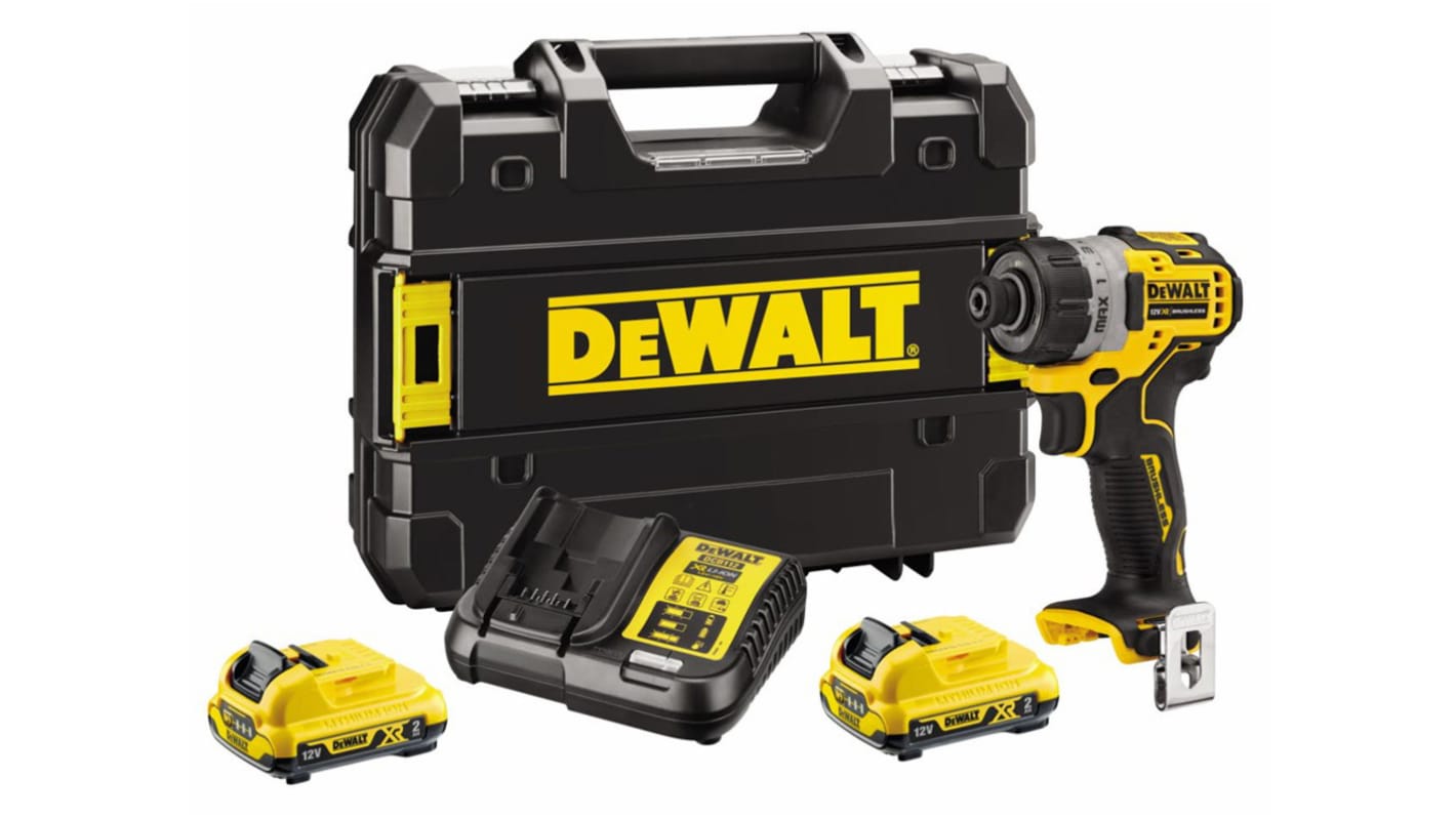 DeWALT DCF601D2-GB 12V Electric Screwdriver, Type G - British 3-Pin
