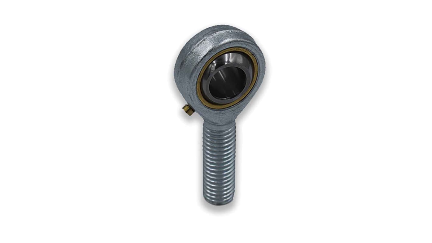 LDK M20 x 1.5 Male Carbon Steel Rod End, 20mm Bore, 101mm Long, Metric Thread Standard, Male Connection Gender