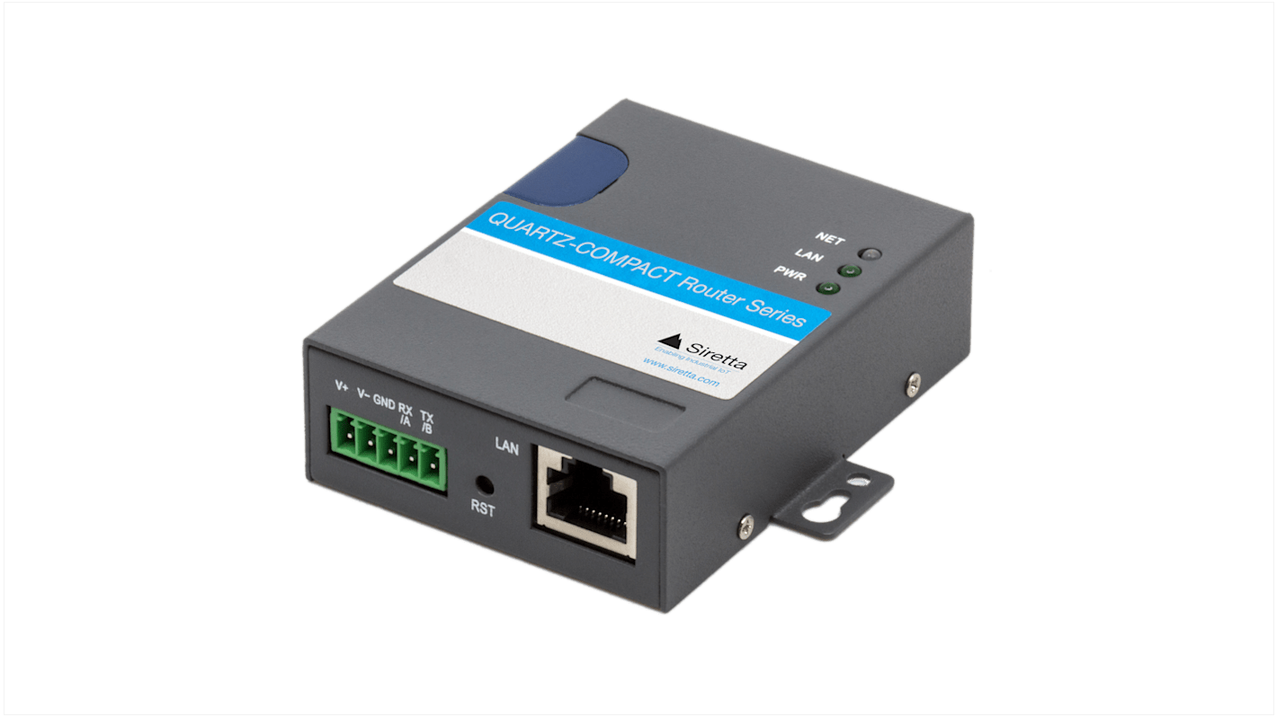 Siretta QUARTZ-COMPACT-G11-LTE (EU) Router 3G, 4G 150Mbit/s 0.9GHz 802.11 b/g/n 150Mbit/s