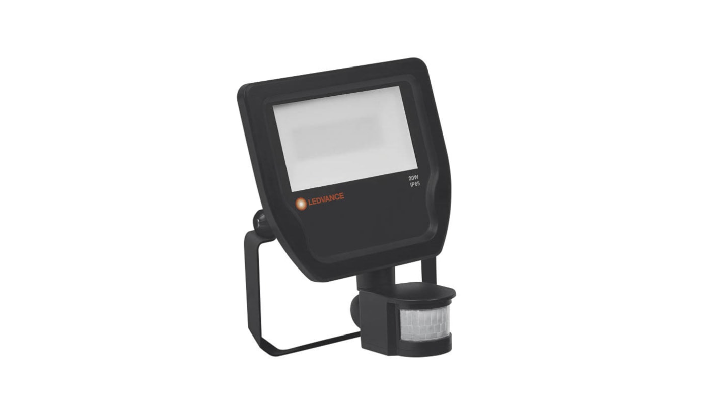 LEDVANCE, Security Floodlight, 20 W, 2200 lm, IP65 PIR, 220 → 240 V