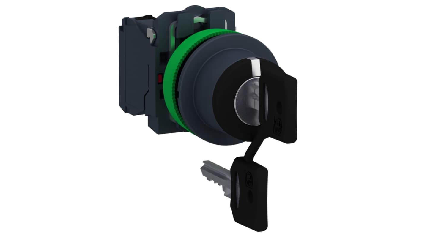 Interruttore a chiave XB5FG03 a 3 posizioni, DPST