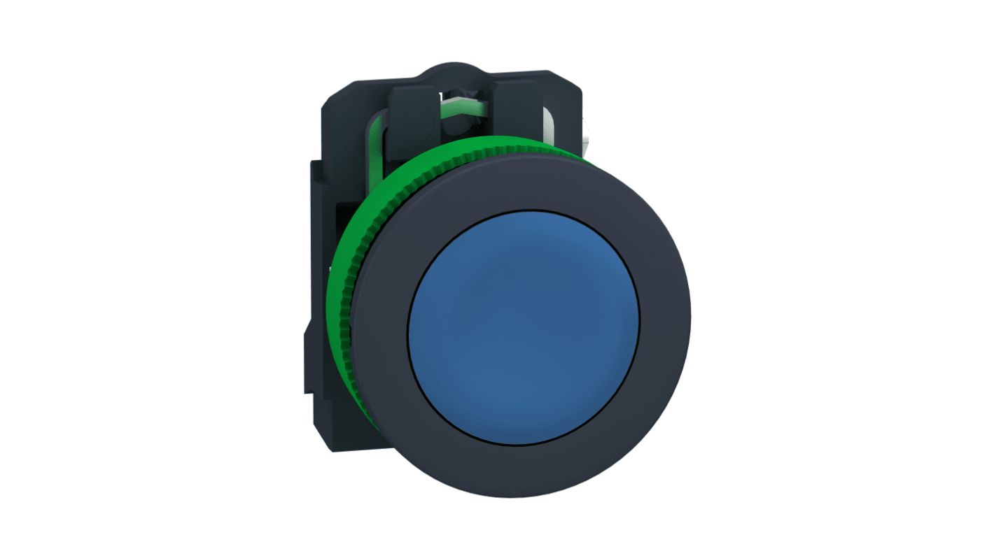 Schneider Electric Harmony Series Push Button, Panel Mount, 30mm Cutout, SPST, IP69