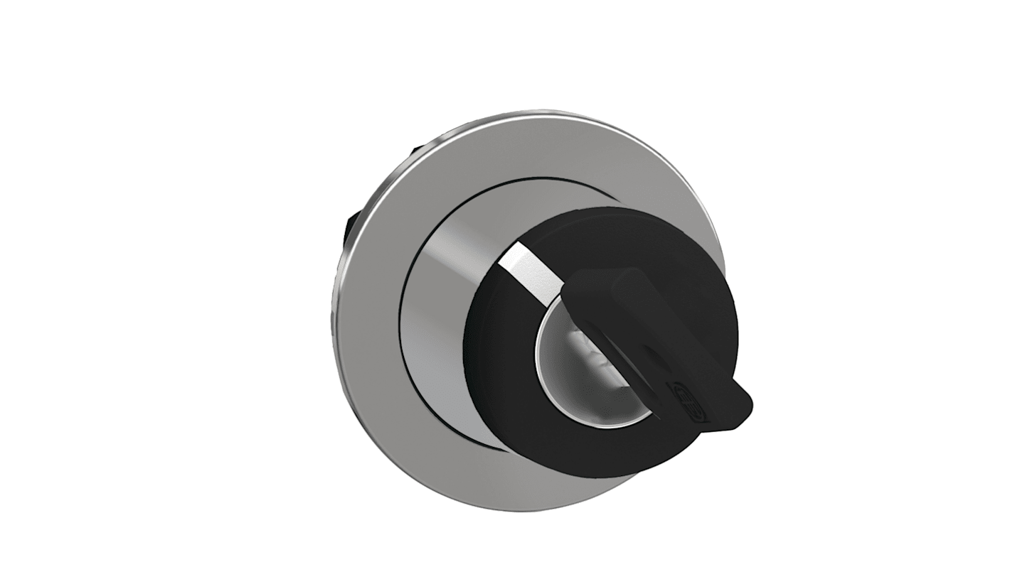 Schneider Electric ZB4 2-position Key Switch Head, Spring Return from Left and Right, 30mm Cutout