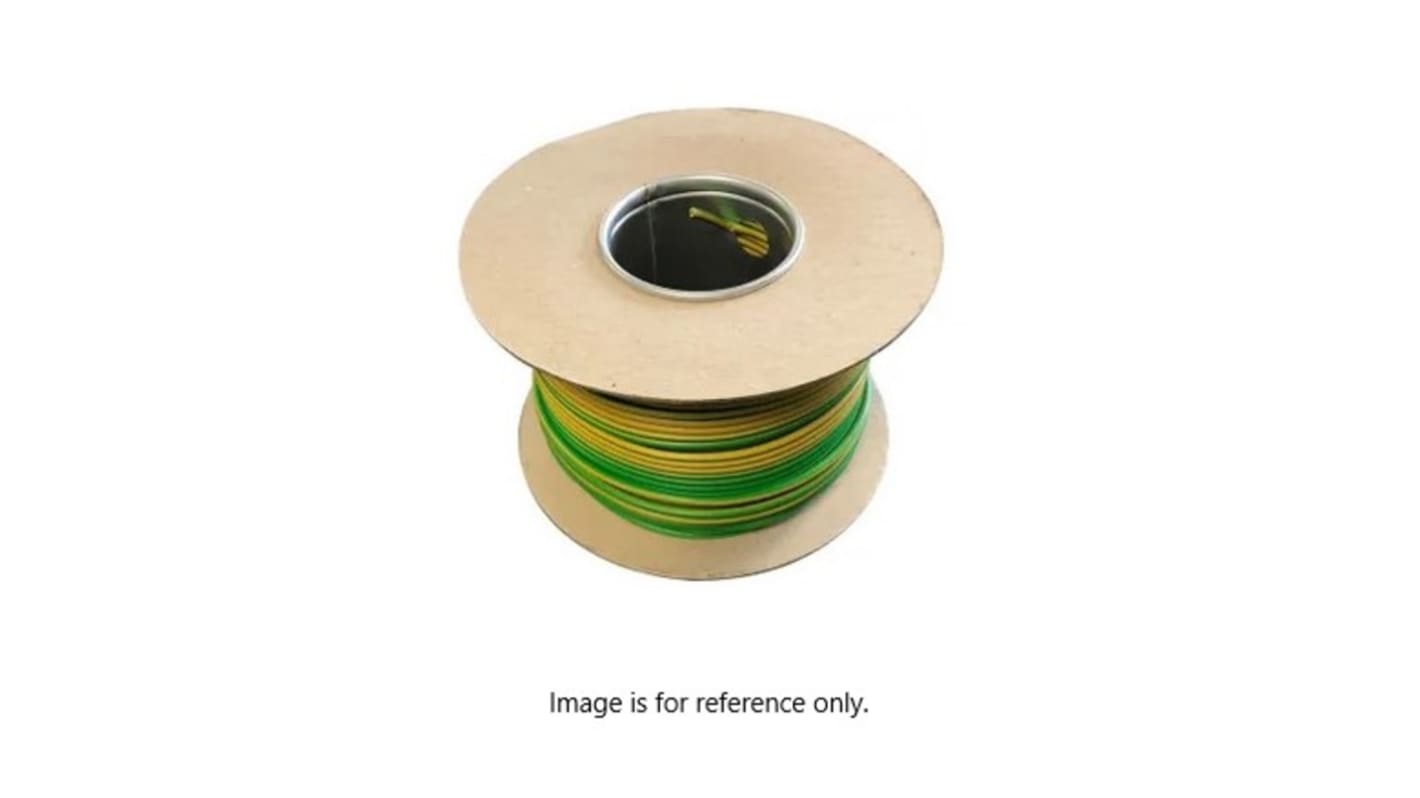 RS PRO Black 16mm² Hook Up Wire, 7/1.7 mm, 50m, LSNH EI5 Insulation